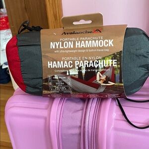 Avalanche Red and Black Portable Hammock